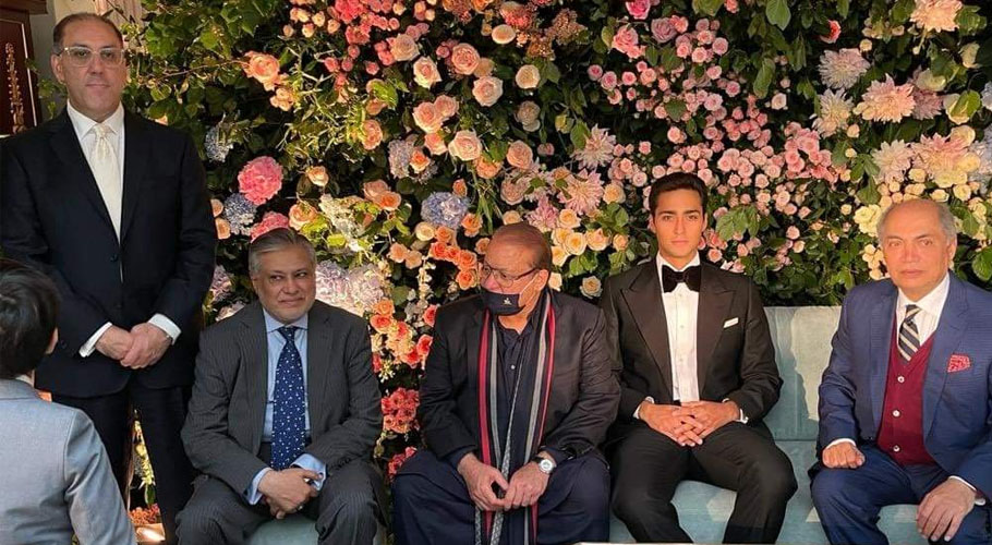 مریم نواز کے بیٹے کا نکاح، نواز شریف کے ہمراہ تصاویرمنظر عام پر آگئیں