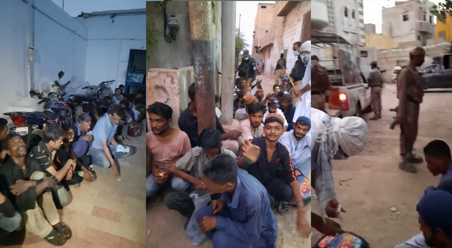 پاک کالونی میں پولیس اور رینجرز کا بڑا آپریشن، 45 منشیات فروش گرفتار، بھاری مقدار میں منشیات برآمد