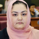 Afghan woman MP Rangina Kargar after being deported from Delhi
