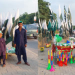 14 اگست کی آمد آمد ، شہر اقتدار کی سڑکوں پر سبز ہلالی پرچموں کی بہار