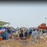 وگن،نصیر آباد اور وارہ کے کسانوں کا پانی کی قلت کے خلاف قومی شاہراہ پر احتجاج