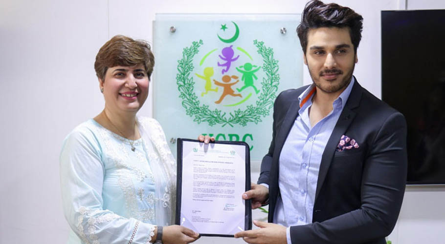 احسن خان کو این سی آر سی نے حقوق پاکستان پروجیکٹ کیلئے اپنا خیر سگالی کا سفیر مقرر کردیا