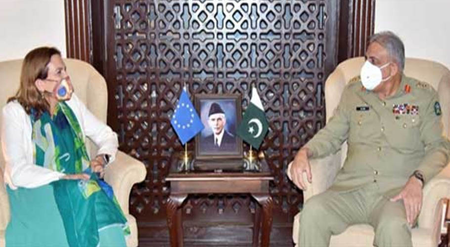 سپہ سالار سے سفیریورپی یونین کی ملاقات،افغانستان کی صورتحال پرغور