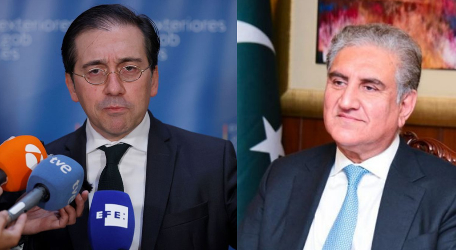 اسپین کے وزیرِ خارجہ شاہ محمود قریشی سے ملاقات کیلئے آج پاکستان پہنچیں گے