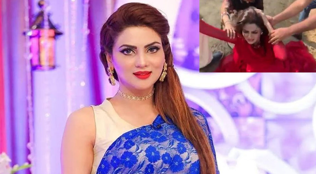 فضا علی گیت کی شوٹنگ کے دوران گر کر زخمی، سوشل میڈیا پر ویڈیو وائرل