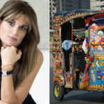 Jemima Goldsmith looking for a Pakistani rickshaw in the UK