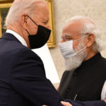 نریندر مودی کی جوبائیڈن سے ملاقات، وائٹ ہاؤس کے باہر سکھ برادری کا احتجاج