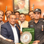 فیصل ایدھی اور ایڈیشنل آئی جی پی سندھ پولیس کا سینئر آفیسرز کے ہمراہ  ایف پی سی سی آئی کا دورہ