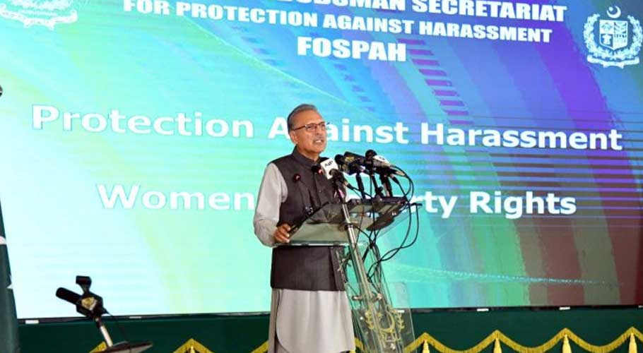 خواتین کے حقوق کا تحفظ کرنا ہم سب کی اجتماعی ذمہ داری ہے:صدرمملکت