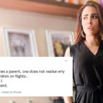 اشنا شاہ فضائی سفر کے دوران چیختے چلاتے بچوں کو ساتھ لانیوالے والدین سے ناراض