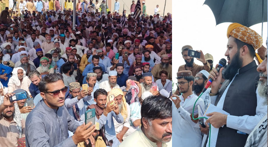 جے یو آئی کی جانب  سے ماڑی پیٹرولیم گھوٹکی کی من مانیوں کے خلاف احتجاجی مظاہرہ