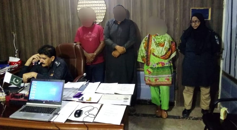 شاہراہ نور جہاں پولیس کی کارروائی، سادہ لوح لوگوں کو لوٹنے والا گروہ گرفتار