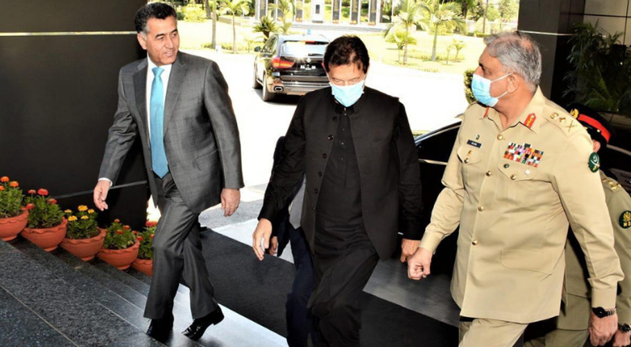وزیر اعظم عمران خان سے آرمی چیف اور ڈی جی آئی ایس آئی کی ملاقات