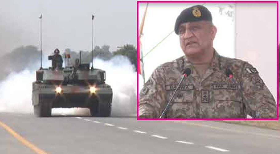 وی ٹی فور ٹینک کی شمولیت سے پاک فوج کے حملے کی صلاحیت بڑھ گئی، آرمی چیف