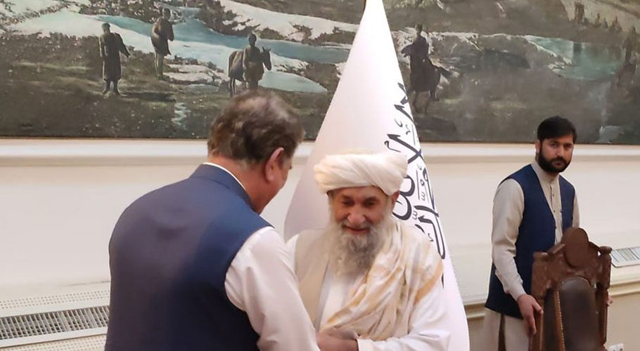 وزیر خارجہ شاہ محمود قریشی کی افغانستان کے عبوری وزیر اعظم سے ملاقات