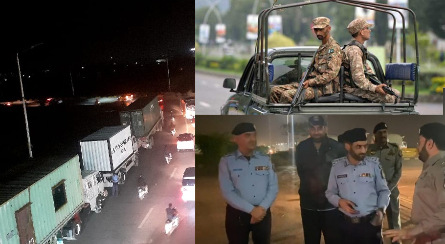 راولپنڈی اسلام آباد میں خوف کا ماحول، پاک فوج اور رینجرز کی بھاری نفری تعینات