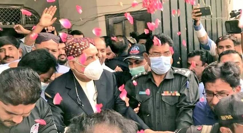 PPP’s Khursheed Shah released from Sukkur jail after two years