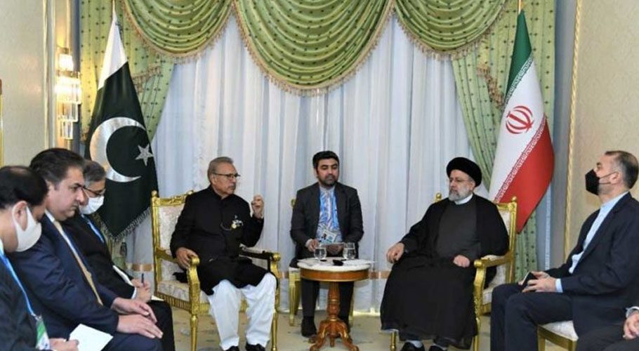 صدر مملکت عارف علوی کی ایرانی ہم منصب سید ابراہیم رئیسی سے ملاقات