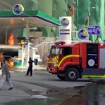 Oil tanker catches fire in Karachi’s Saddar area