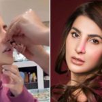 اریبہ حبیب کی ناک چھدوانے کی ویڈیو سوشل میڈیا پر وائرل ہوگئی