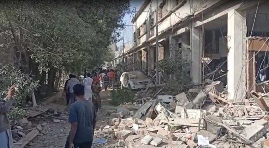 کراچی کے علاقے شیر شاہ میں دھماکا، 12 افراد جاں بحق