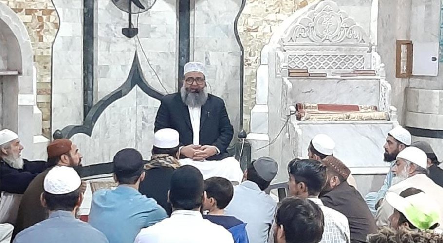 مدینہ مسجد طارق روڈ کا ہر صورت میں دفاع کریں گے، قاری محمد عثمان