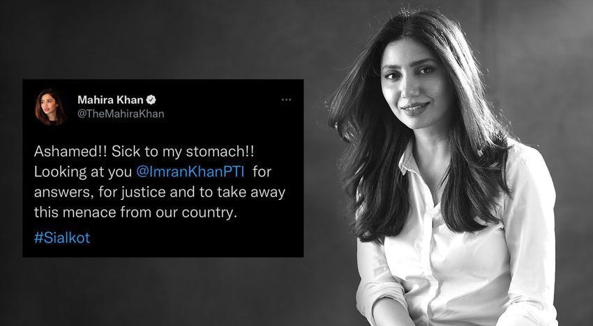 Mahira Khan is ashamed due to ‘lynching incident’ in Sialkot
