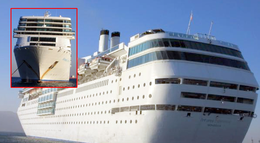 cruise ship reached Karachi
