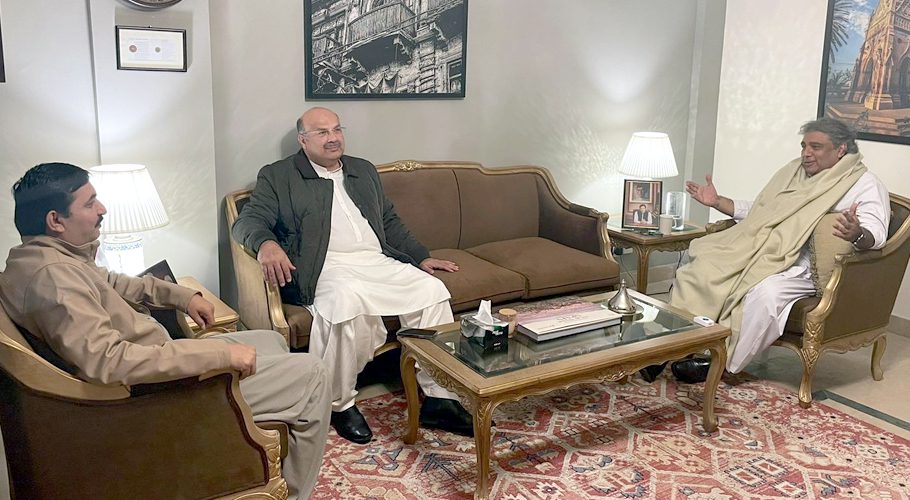 Allah Bakhsh Unar called on Federal Minister Ali Zaidi