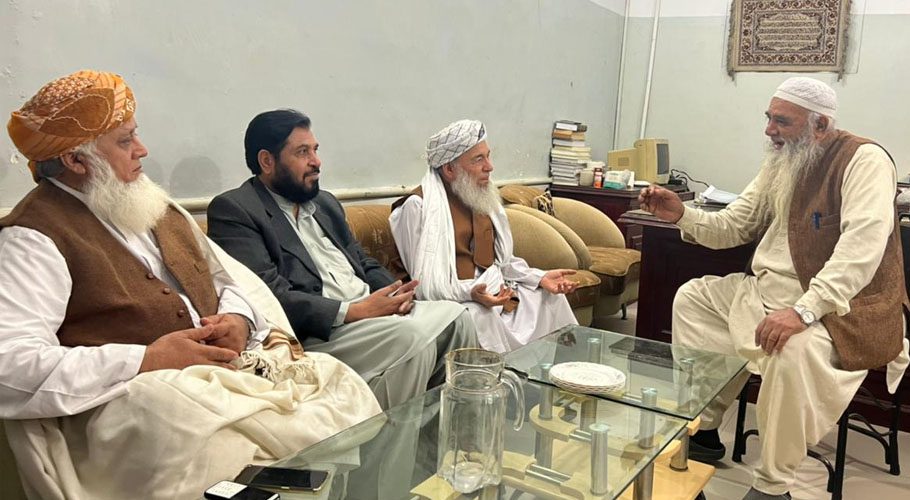 مساجد کی حرمت و بحالی کیلئے JUI کا سیاسی و مذہبی جماعتوں سے رابطوں کو سلسلہ شروع