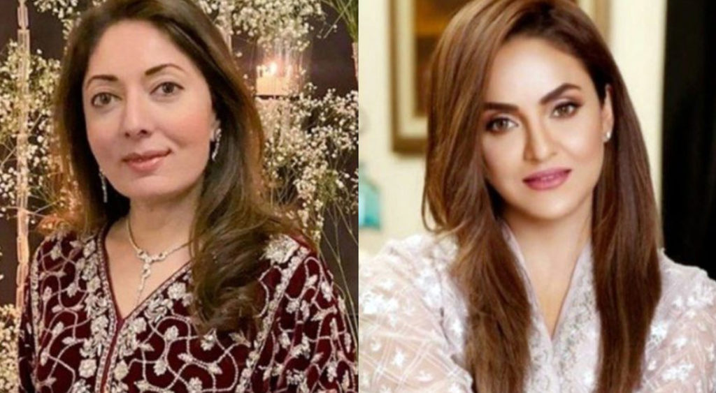 نادیہ خان اور شرمیلا فاروقی کا ایک دوسرے پرکروڑوں کا ہتکِ عزت کا دعویٰ
