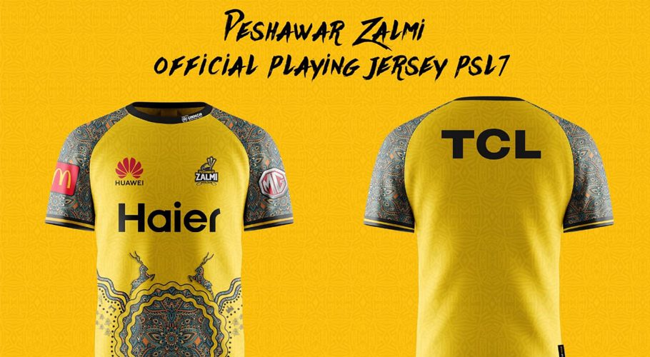 پی ایس ایل 7 کے لیے پشاور زلمی کی کٹ لانچ کردی گئی