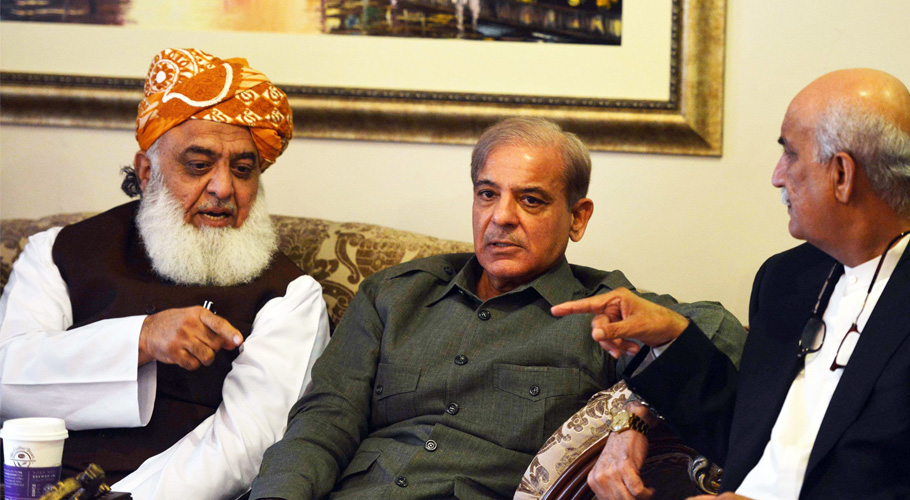 منی بجٹ منظوری روکنے کا مشن، فضل الرحمان اور شہباز شریف کی ملاقات