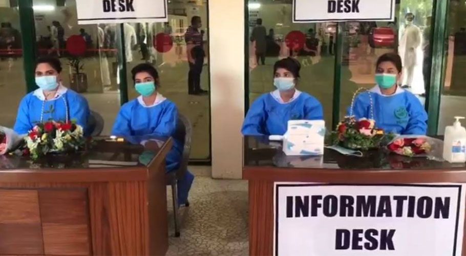 Corona vaccination of children started at Expo Center Karachi