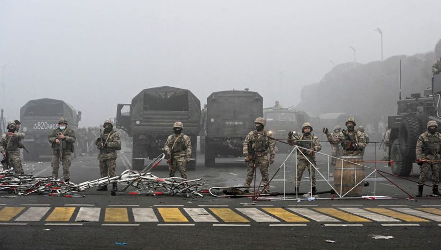 Russia sends troops to put down Kazakhstan uprising