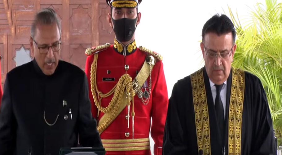 Justice Umar Ata Bandial takes oath as CJP