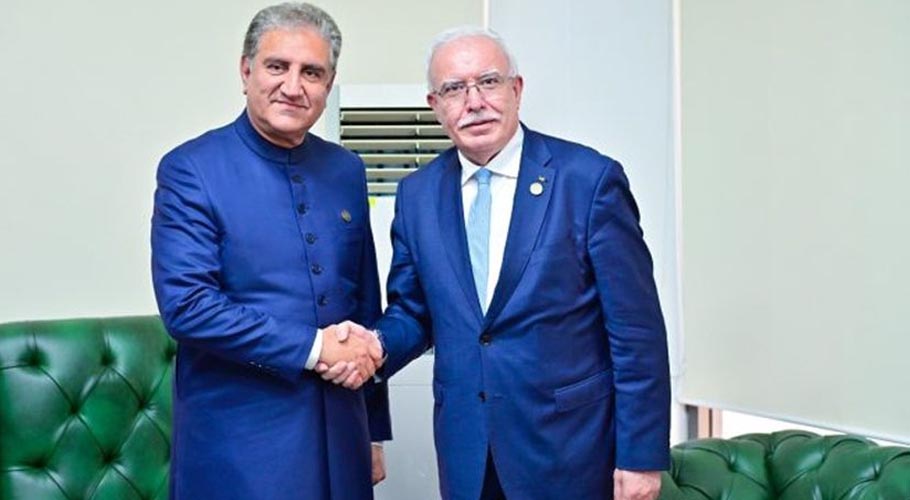 پاکستان فلسطینی عوام کی جدوجہد اور انکے حقوق کی مکمل حمایت کرتا ہے، شاہ محمود قریشی