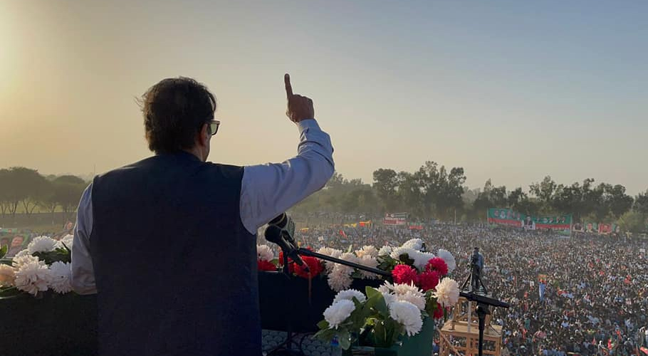 اسلام آباد پریڈ گراؤنڈ میں پنڈال سج گیا، وزیر اعظم جلسے سے خطاب آج کرینگے