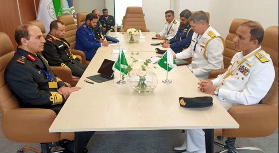 نیول چیف کی کمانڈر سعودی نیول فورسزسے ملاقات