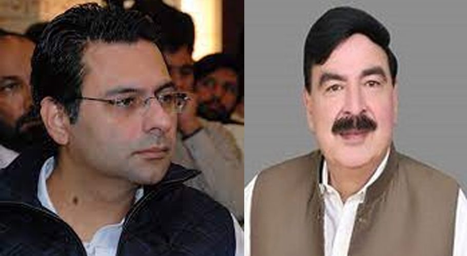 sheikh rasheed moonis elahi clash