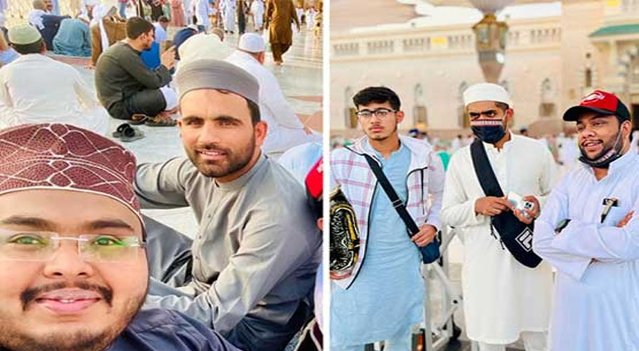 کپتان بابر اعظم اور فخر زمان عمرے کیلئے سعودیہ پہنچ گئے