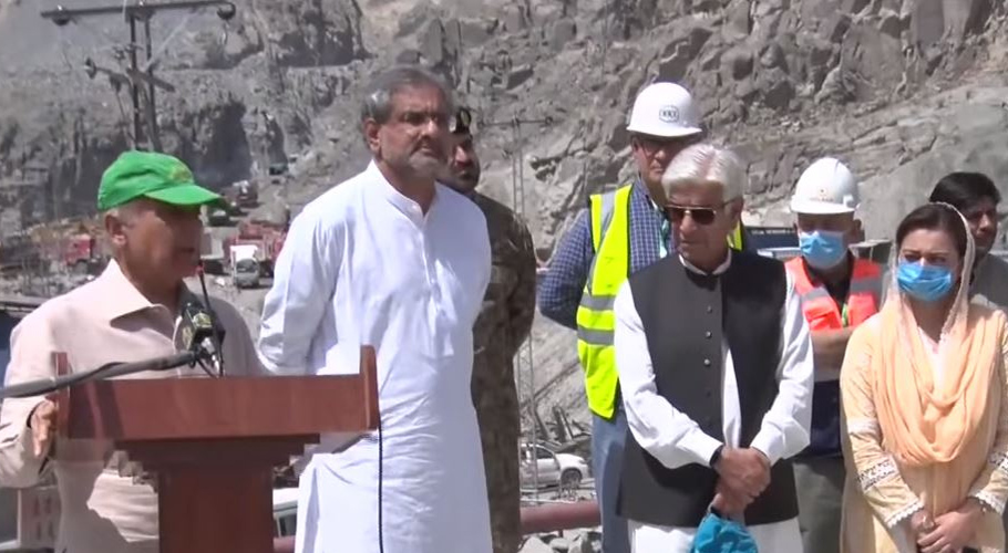 دیامر بھاشا ڈیم کا منصوبہ نواز حکومت نے شروع کیا۔وزیراعظم شہباز شریف