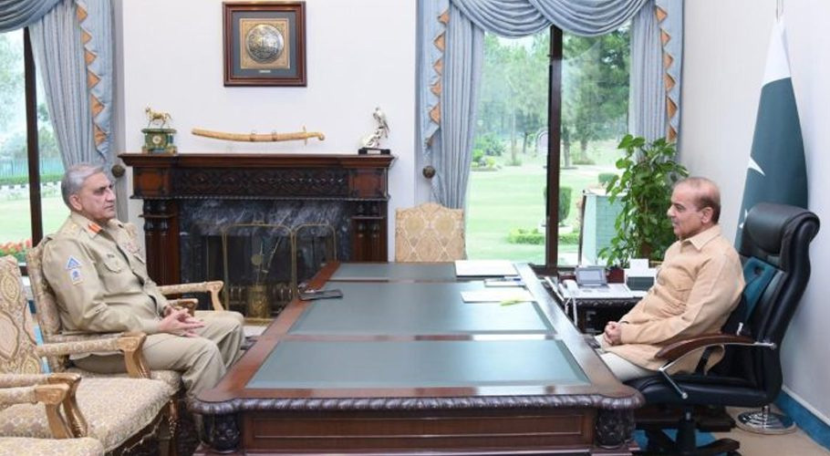آرمی چیف کی وزیر اعظم سے ملاقات، قومی سلامتی کے امور پر گفتگو