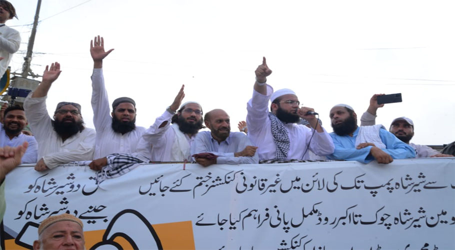 جمعیت علمائے اسلام کا واٹربورڈ کیخلاف تاریخ ساز دھرنا مذاکرات کے بعد ختم
