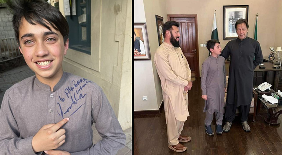 عمران خان کے نوجوان مداح کا آٹوگراف والی شرٹ نیلام کرنے کا فیصلہ