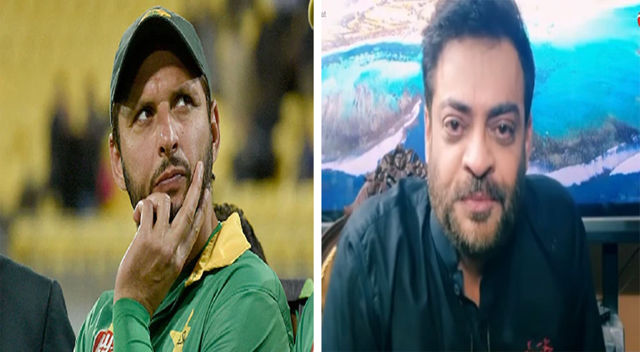 عامر لیاقت نے اپنے آنسو شاہد آفریدی کے نام کردیئے