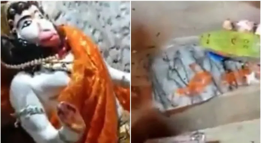 کراچی میں مندر کی بےحرمتی، مورتی کو توڑدیا