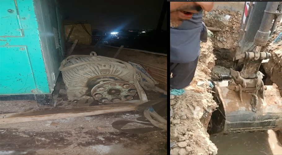 واٹر بورڈ اینٹی تھیفٹ سیل کا ایوب گوٹھ میں گرینڈ آپریشن
