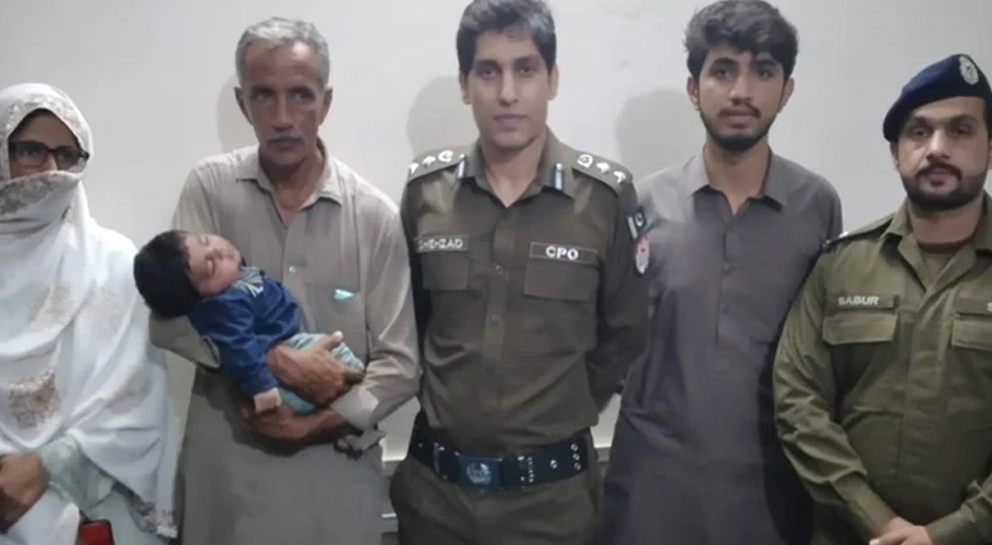 راولپنڈی پولیس کی کارروائی، اغوا کیا گیا 3ماہ کا بچہ بازیاب، اغواکار خاتون گرفتار