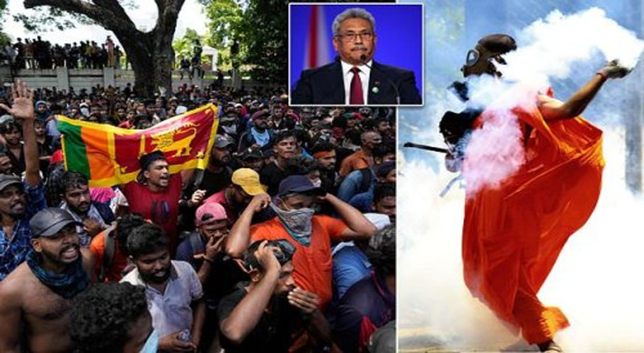 فرار ہونے والے سری لنکن صدر نے استعفیٰ دیدیا، مظاہرین کا جشن